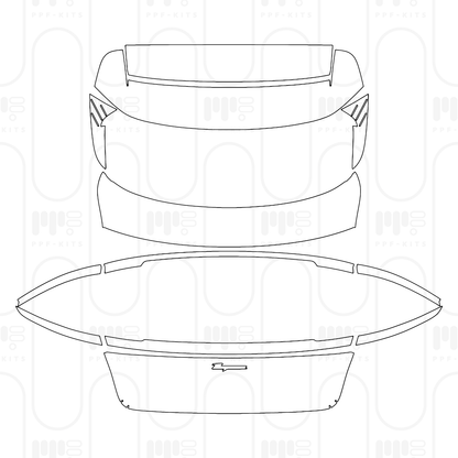 PPF prédécoupé Porsche Taycan Sport Turismo Taycan Sport Turismo 2025