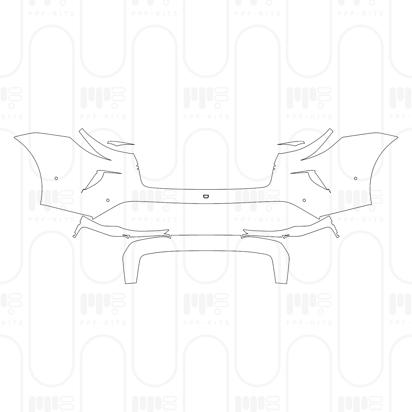 PPF prédécoupé Porsche Taycan Sport Turismo Taycan Turbo S Sport Turismo 2025