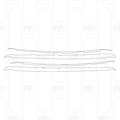 PPF prédécoupé Porsche Taycan Cross Turismo Taycan Turbo S Cross Turismo 2024