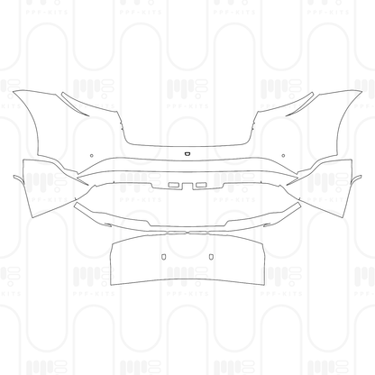 PPF prédécoupé Porsche Taycan Cross Turismo Taycan 4S Cross Turismo 2025
