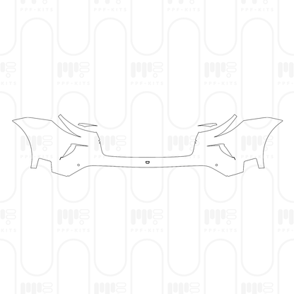 PPF prédécoupé Porsche Taycan Sedan Taycan Turbo GT with Weissach Package 2025