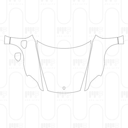 PPF prédécoupé Porsche Taycan Sedan Taycan Turbo GT with Weissach Package 2025