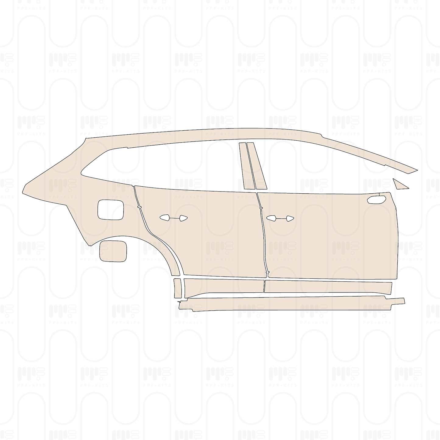 PPF prédécoupé Skoda Enyaq iV (EU) SportLine 2024