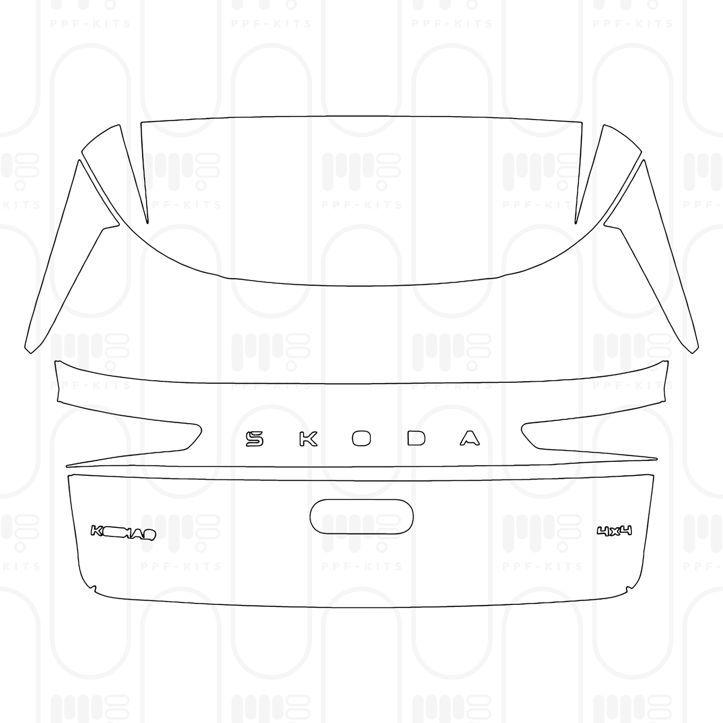 PPF prédécoupé Skoda Kodiaq L&K (EU) 2024