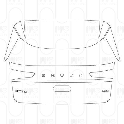 PPF prédécoupé Skoda Kodiaq L&K (EU) 2024