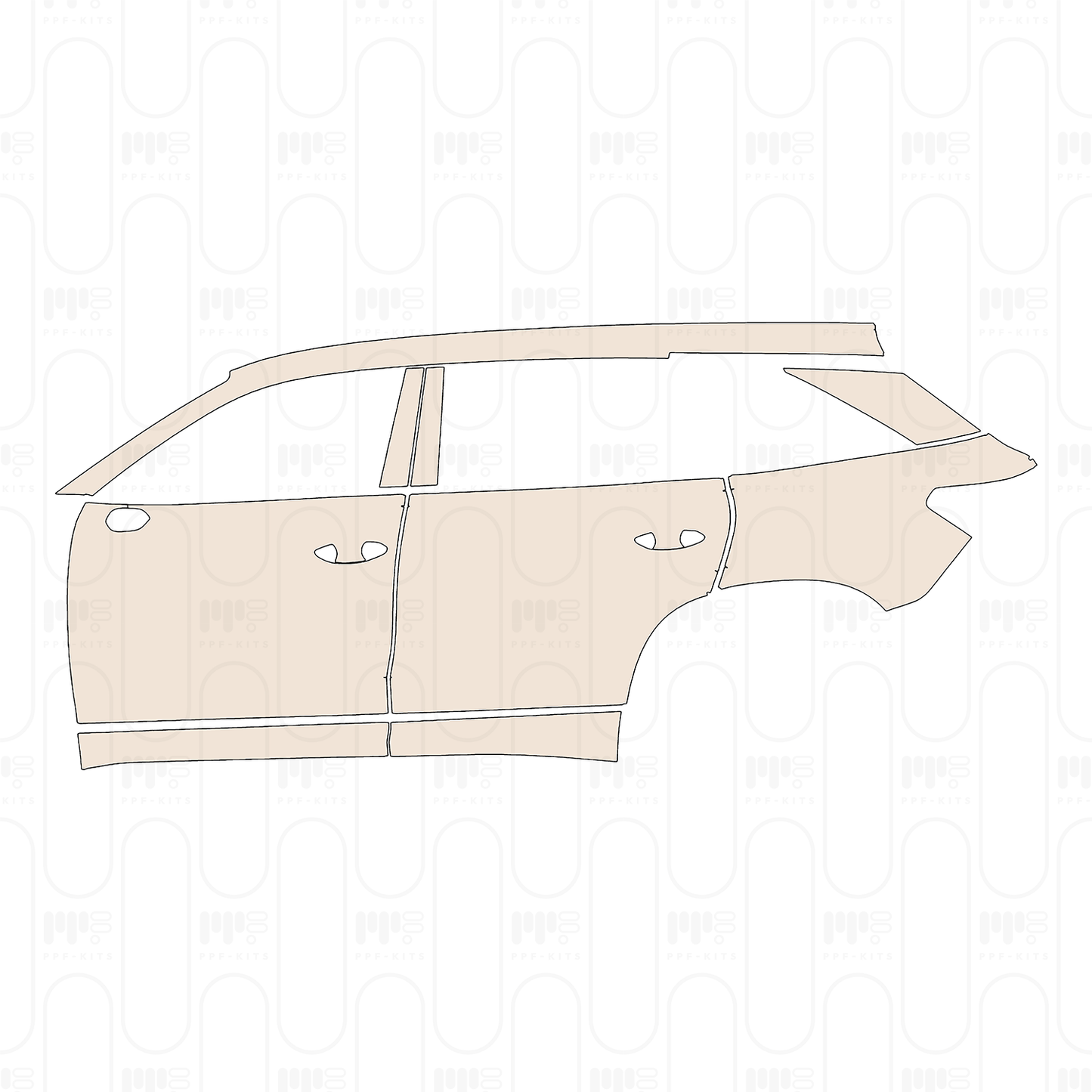 PPF prédécoupé Skoda Kodiaq Sport Line (EU) 2024