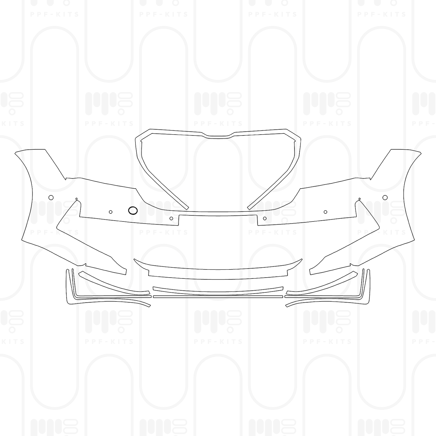 PPF prédécoupé Skoda Superb (EU) Estate SE L 2025