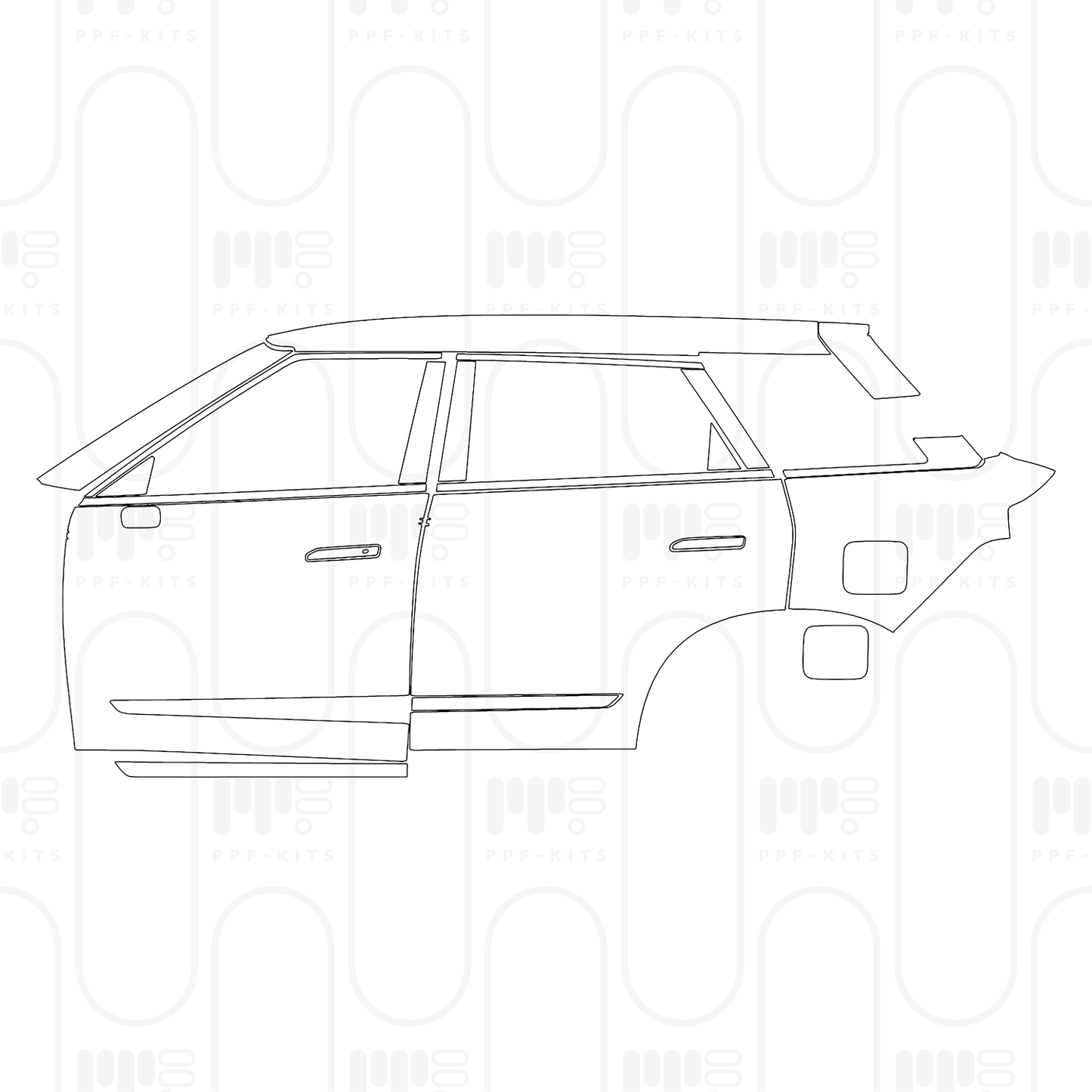 PPF prédécoupé JAECOO J7 Base 2024