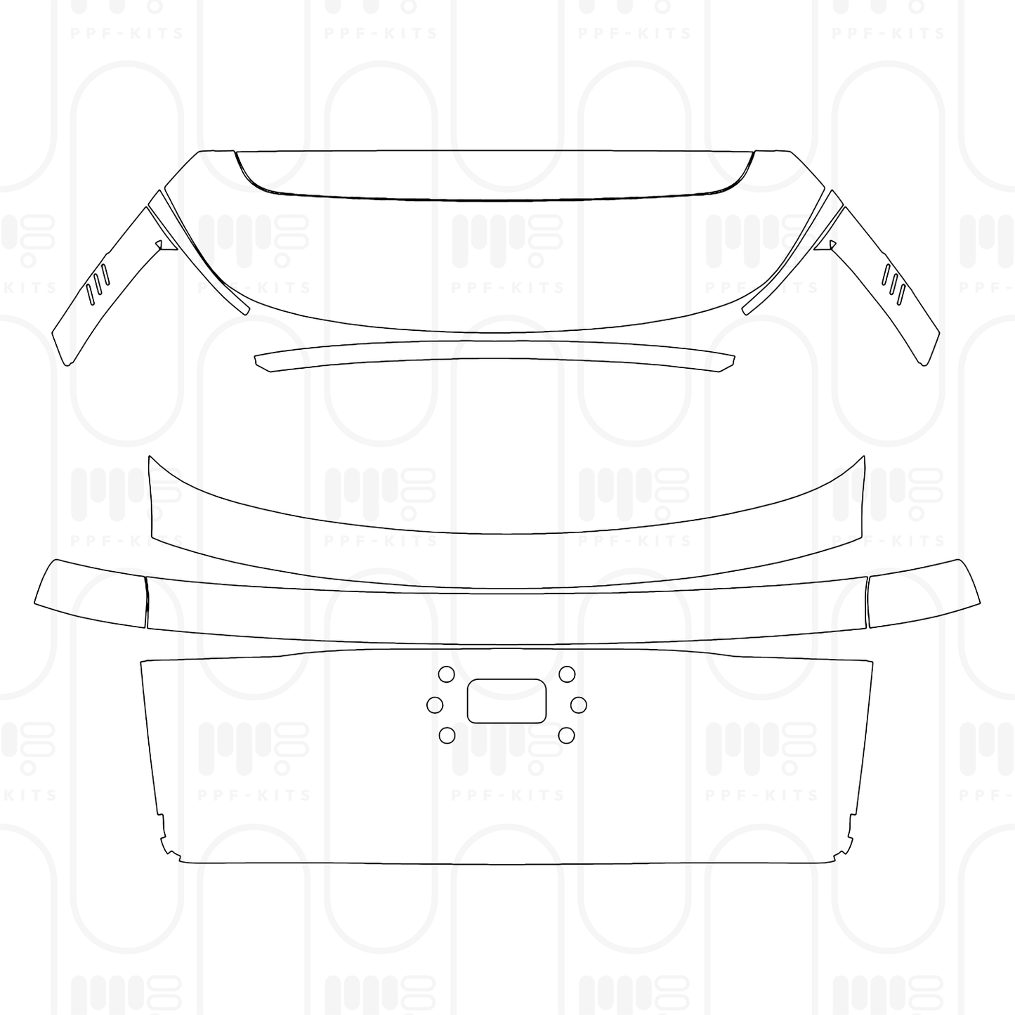 PPF prédécoupé JAECOO J7 Base 2024