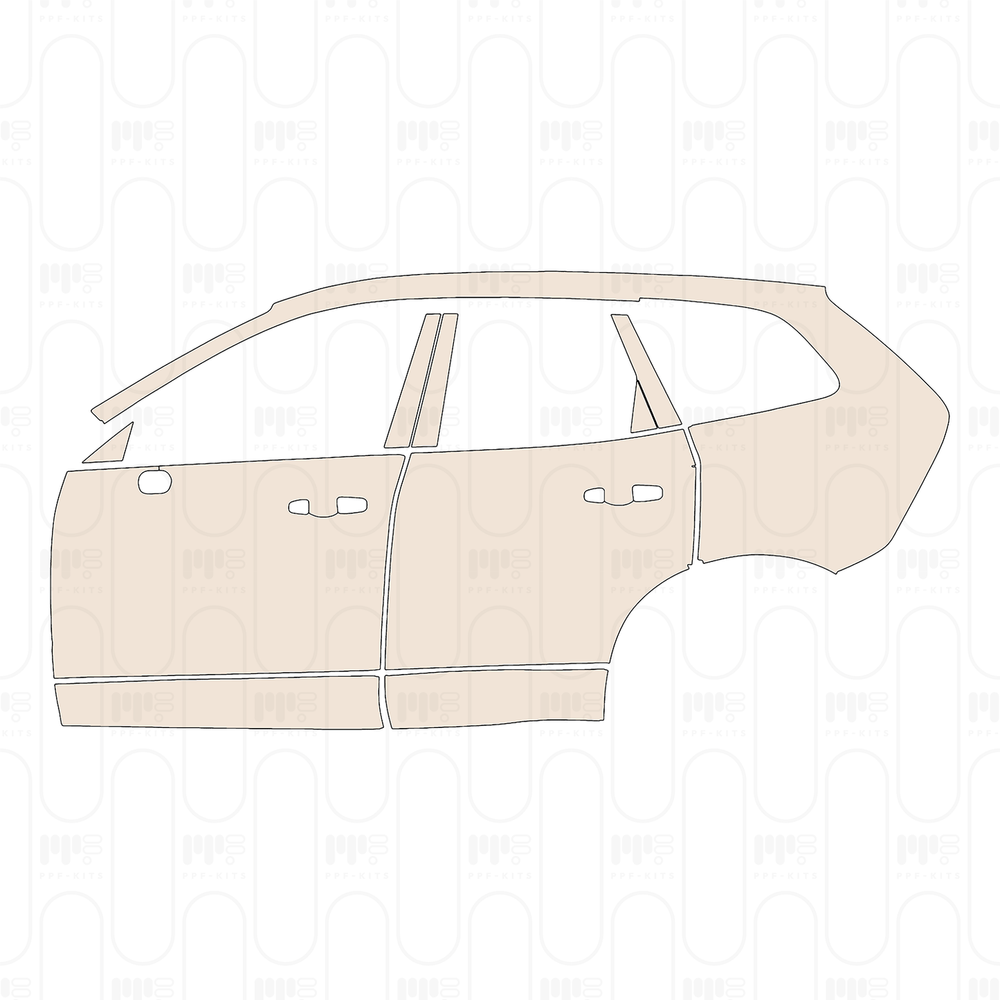 PPF prédécoupé Volvo XC60 R-Design 2025