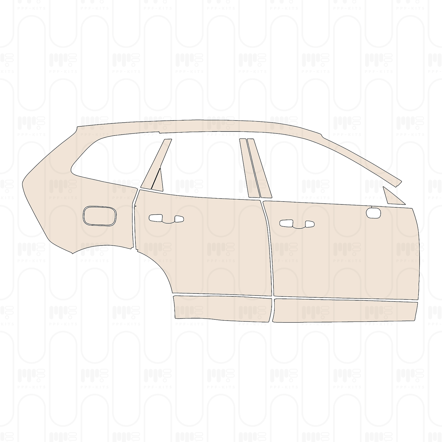 PPF prédécoupé Volvo XC60 R-Design 2025