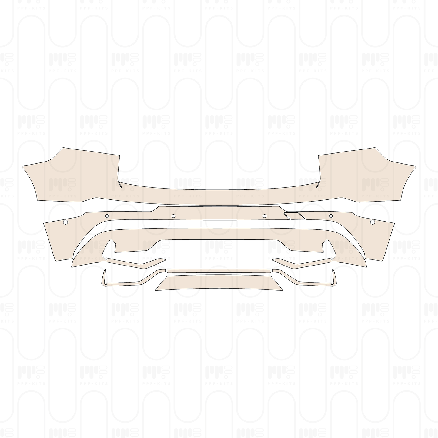 PPF prédécoupé Volvo XC60 R-Design 2025