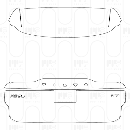 PPF prédécoupé Volvo XC90 Recharge 2025