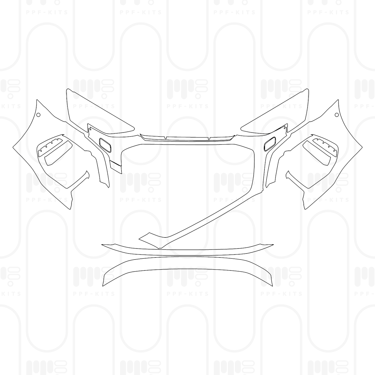 PPF prédécoupé Audi A3 Sedan RS3 2024