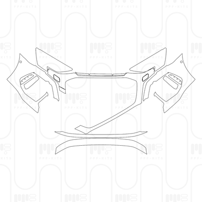 PPF prédécoupé Audi A3 Sedan RS3 2024