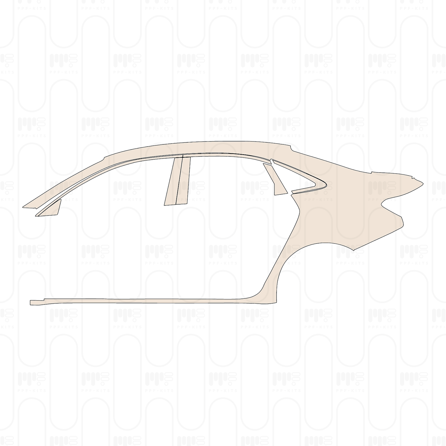 PPF prédécoupé Audi A3 Sedan Base 2024