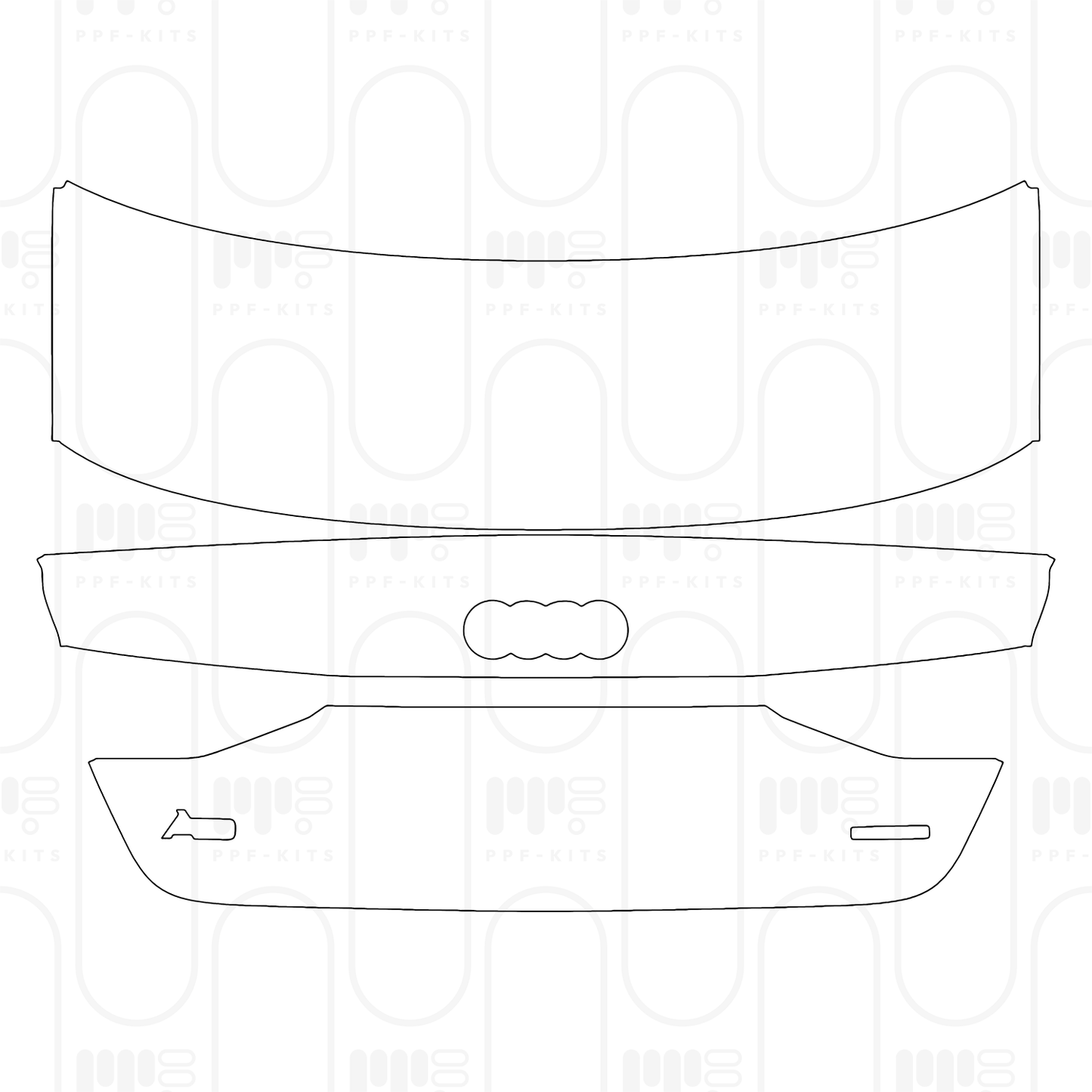PPF prédécoupé Audi A3 Sedan Base 2024