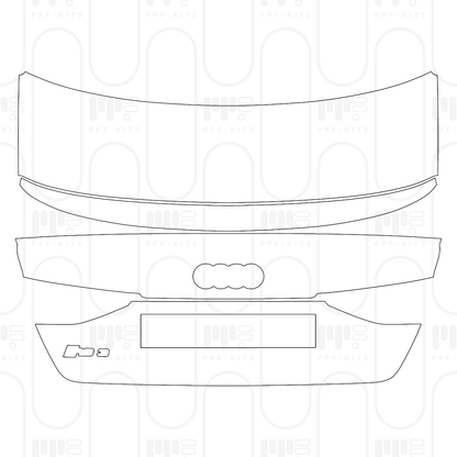 PPF prédécoupé Audi A3 Sedan RS3 2024