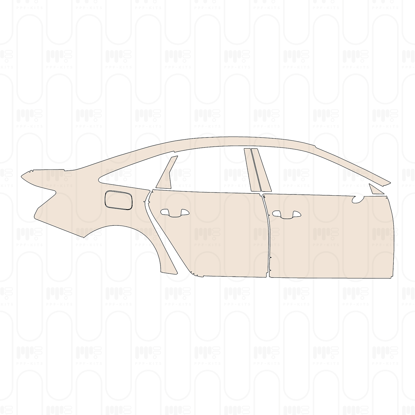 PPF prédécoupé Audi A6 Base 2024