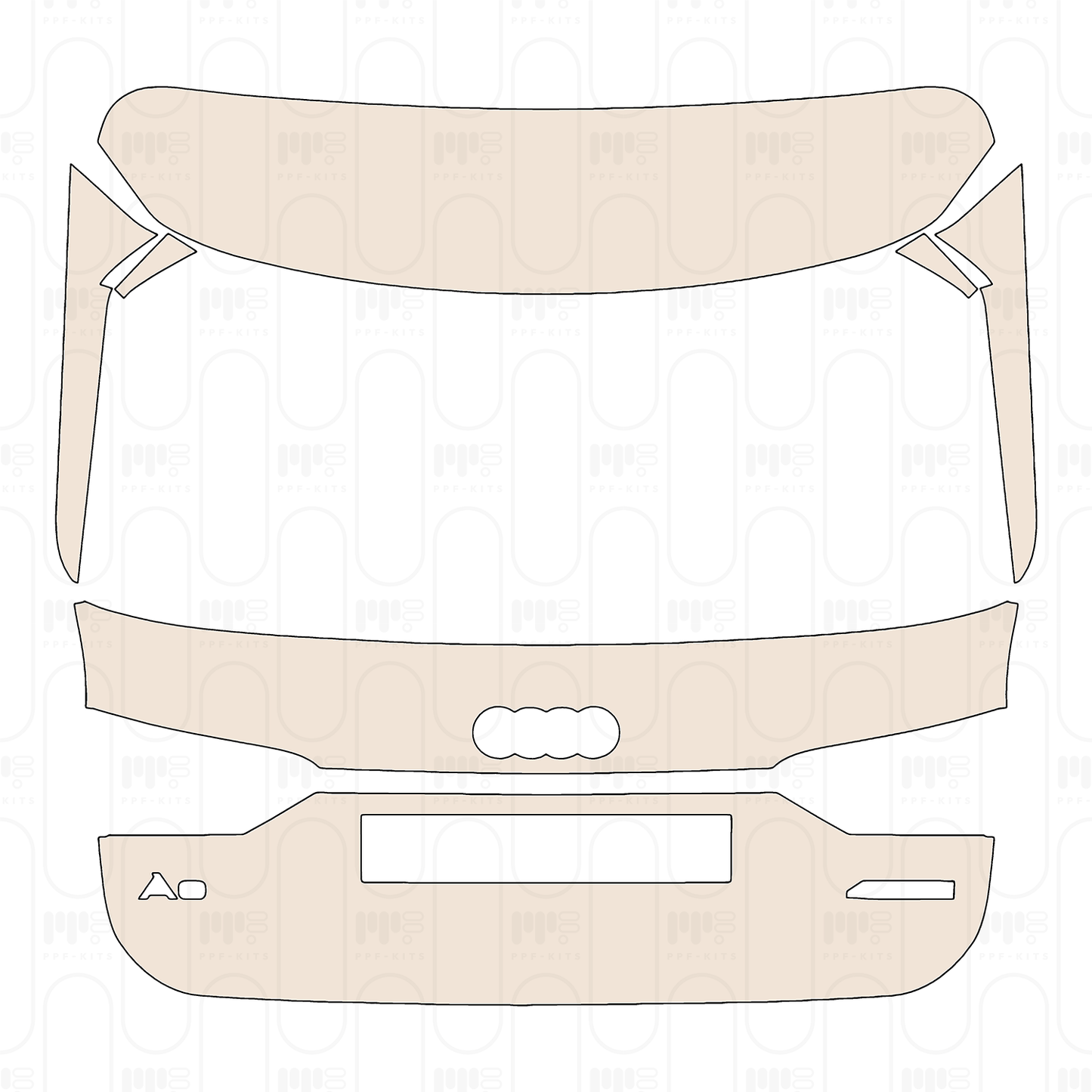 PPF prédécoupé Audi A6 Avant Base 2024