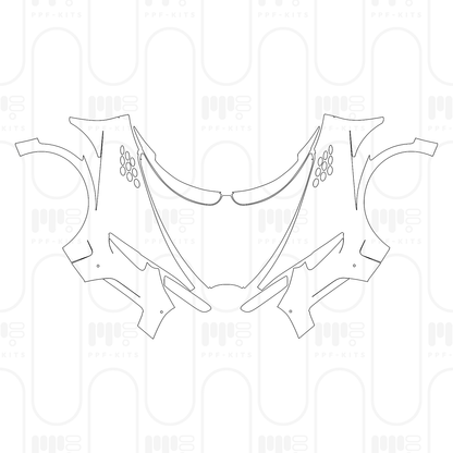 PPF prédécoupé Bugatti Chiron Super Sport 2024