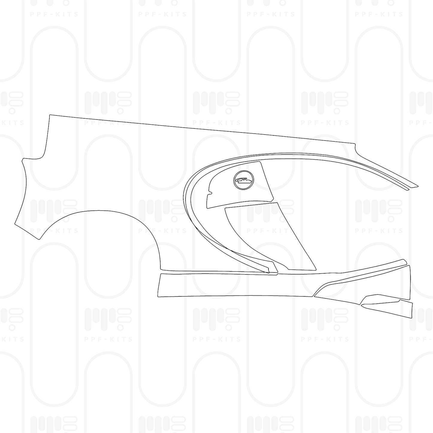 PPF prédécoupé Bugatti Chiron Super Sport 2024