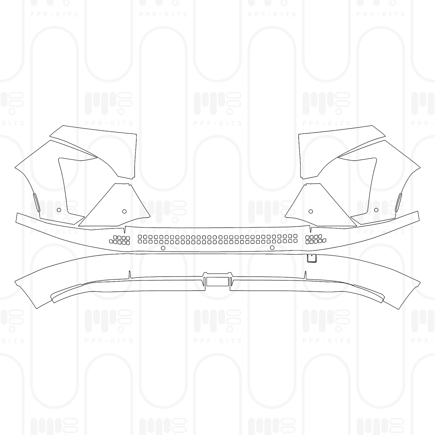 PPF prédécoupé Hyundai Kona Electric Limited 2024