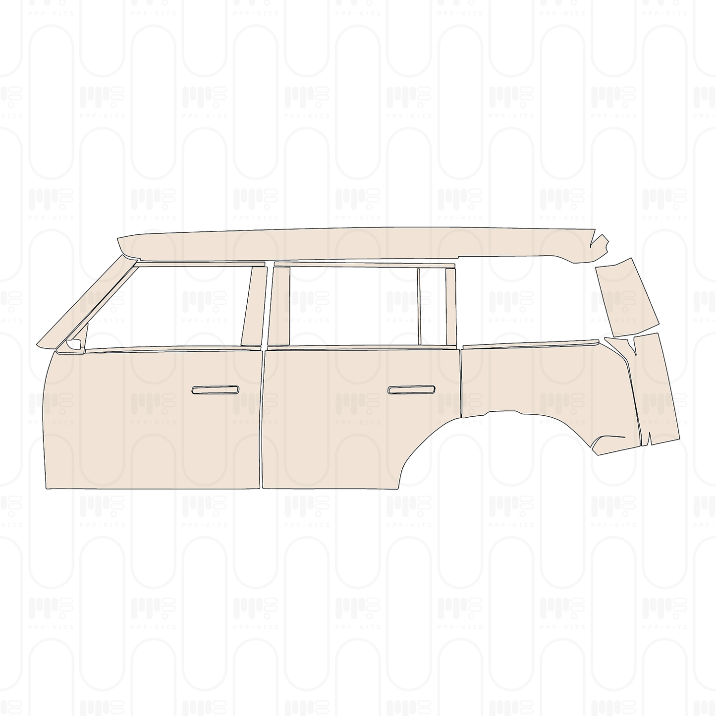 PPF prédécoupé JAECOO J6 EV 2024