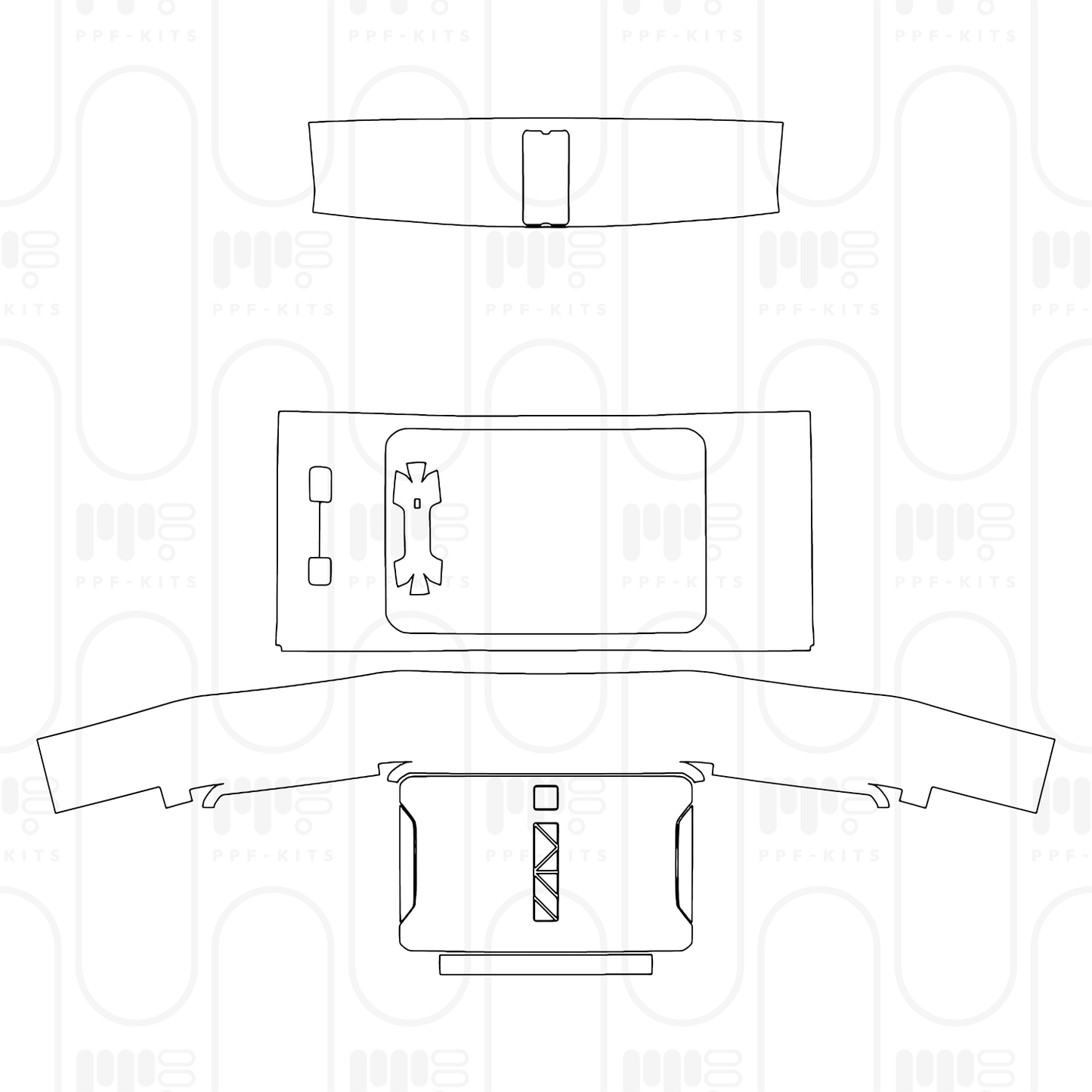 PPF prédécoupé JAECOO J6 EV 2024