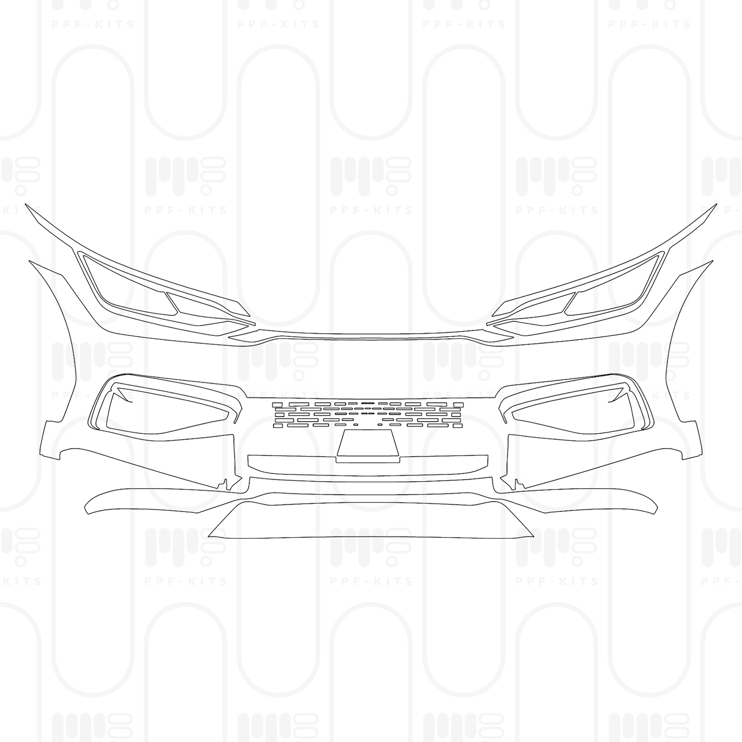 PPF prédécoupé KIA EV6 (EU) GT-Line 2024