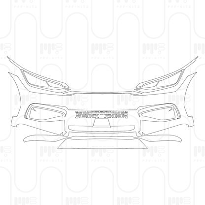 PPF prédécoupé KIA EV6 (EU) GT-Line 2024