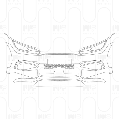 PPF prédécoupé KIA EV6 (EU) GT-Line 2024