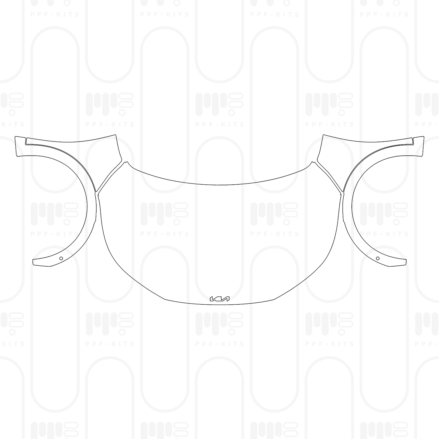 PPF prédécoupé KIA EV6 (EU) GT-Line 2024