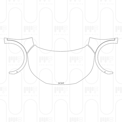 PPF prédécoupé KIA EV6 (EU) GT-Line 2024