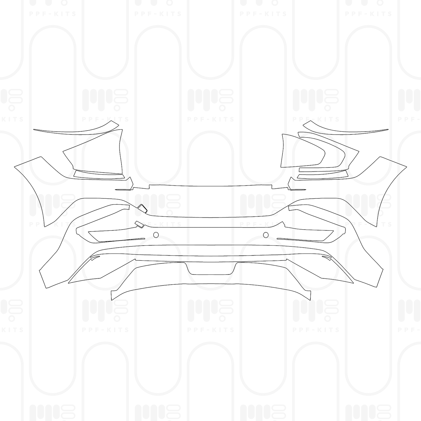 PPF prédécoupé KIA EV6 (EU) GT-Line 2024