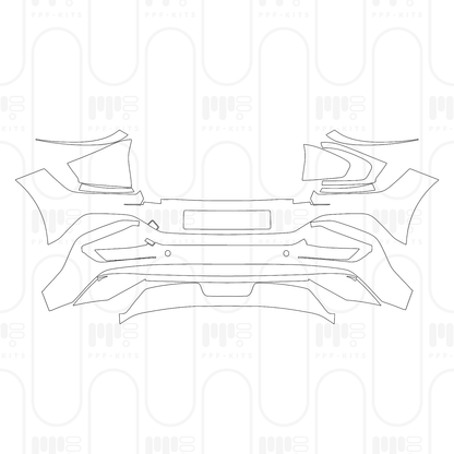 PPF prédécoupé KIA EV6 (EU) GT-Line 2024