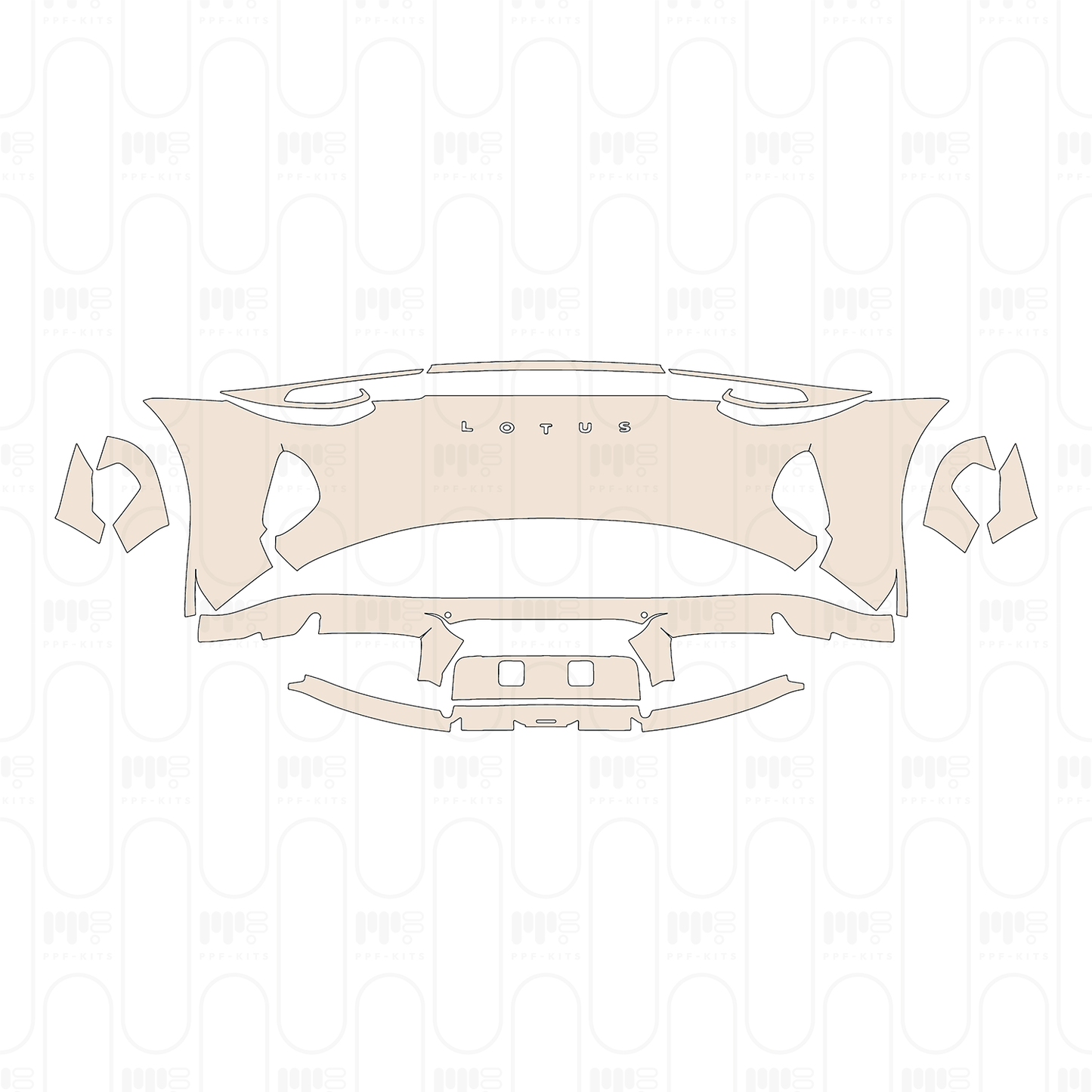PPF prédécoupé Lotus Emira 2024