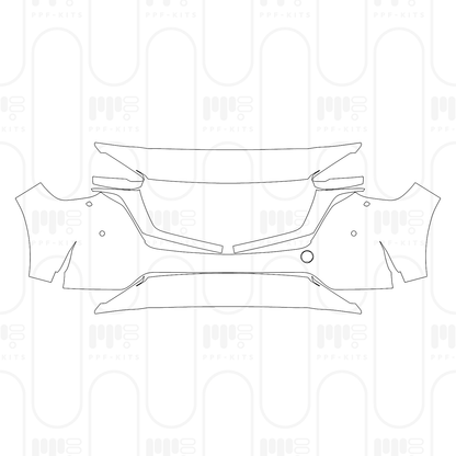 PPF prédécoupé Mazda CX-80 (EU) Exclusive-Line 2024