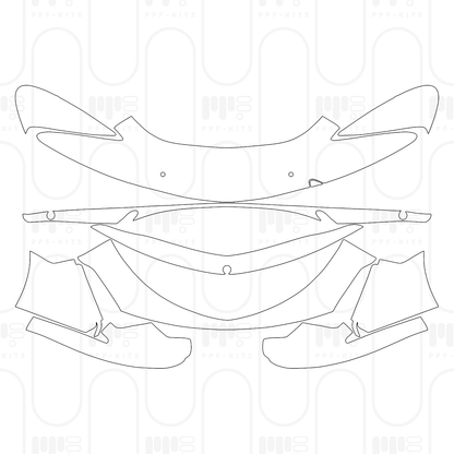 PPF prédécoupé McLaren 570 570GT 2024