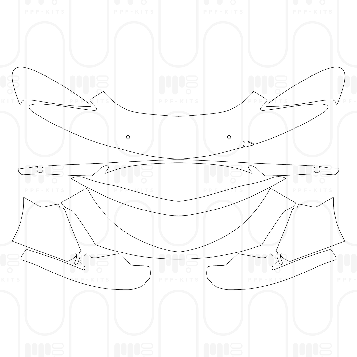 PPF prédécoupé McLaren 570 570S Spider 2024
