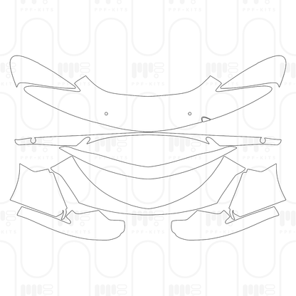 PPF prédécoupé McLaren 570 570S Spider 2024