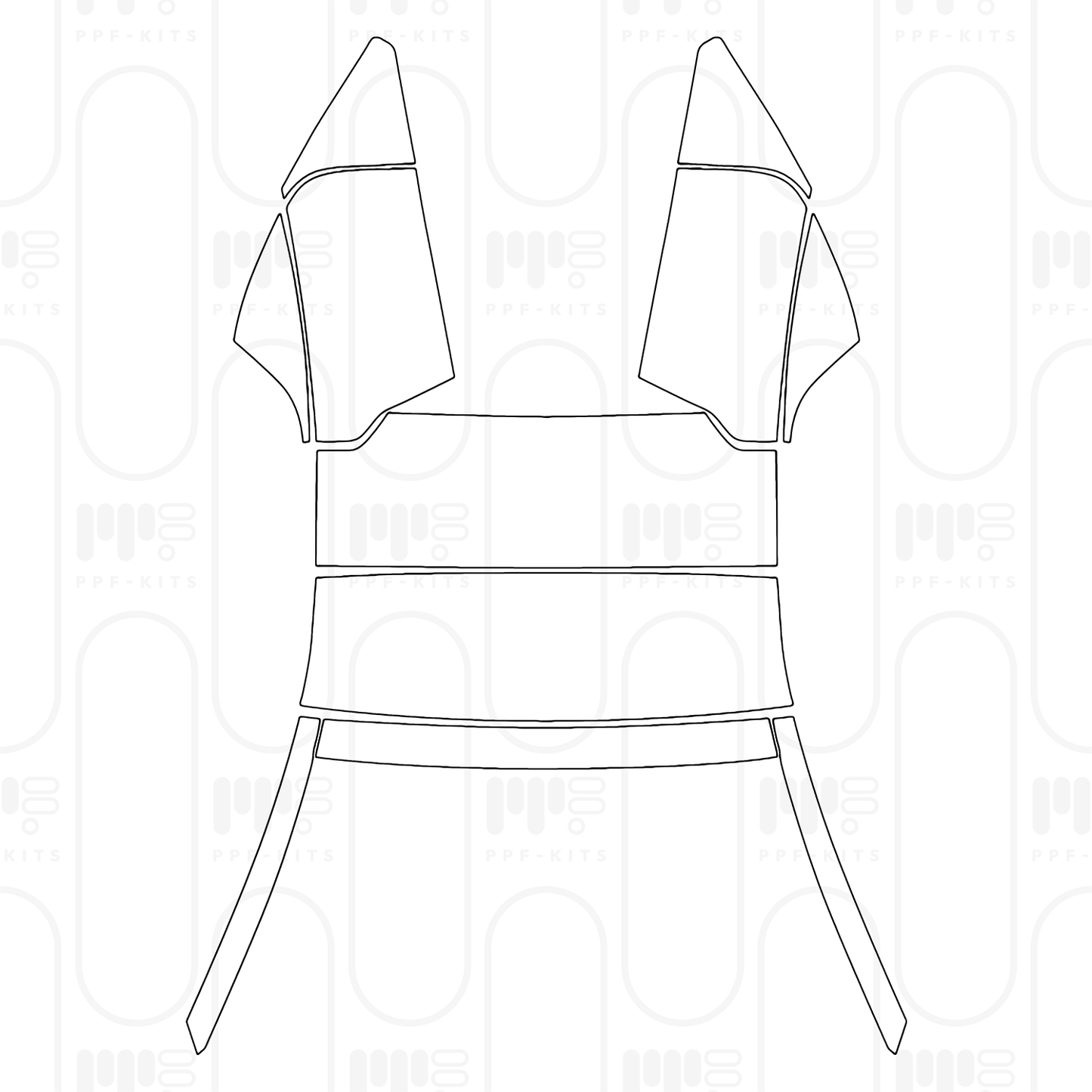 PPF prédécoupé McLaren 570 570S Spider 2024