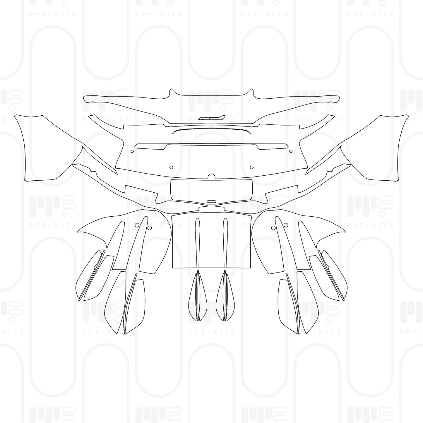 PPF prédécoupé McLaren 570 570S Coupe 2024