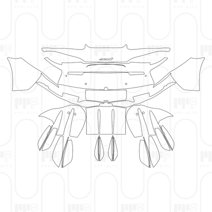 PPF prédécoupé McLaren 570 570S Coupe 2024