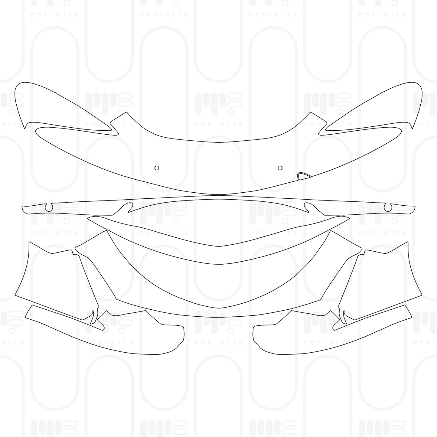 PPF prédécoupé McLaren 570 570S Coupe 2024