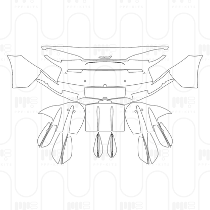 PPF prédécoupé McLaren 570 570GT 2024