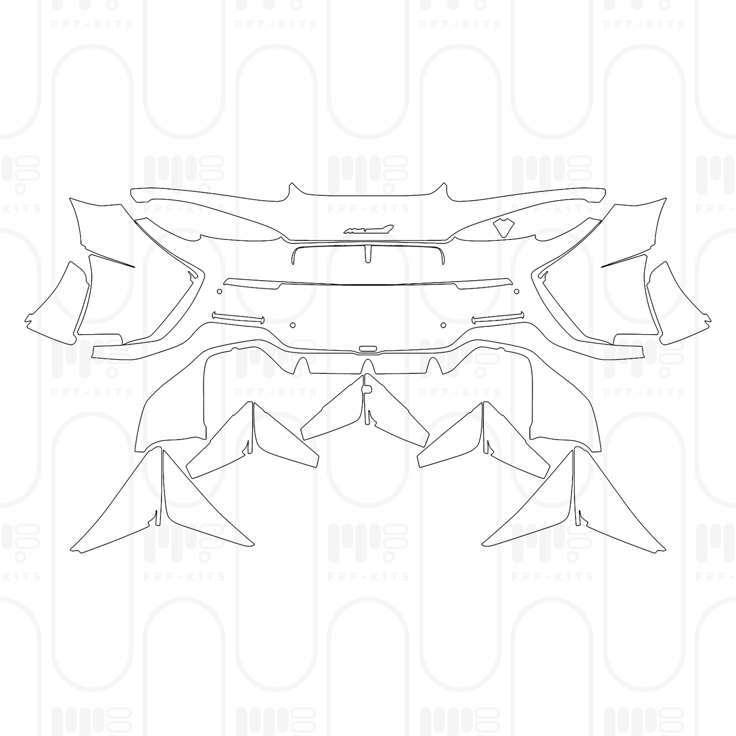 PPF prédécoupé McLaren 600LT Spider 2024