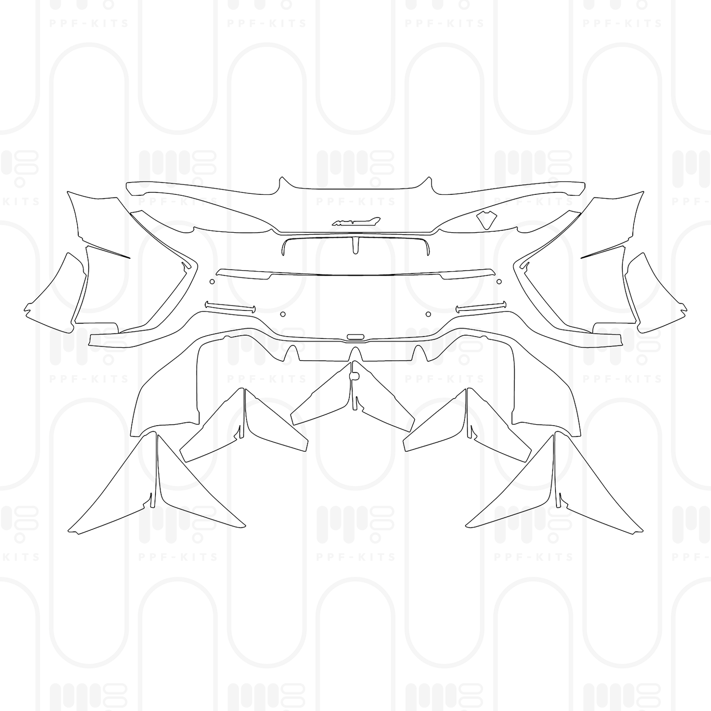 PPF prédécoupé McLaren 600LT Spider 2024