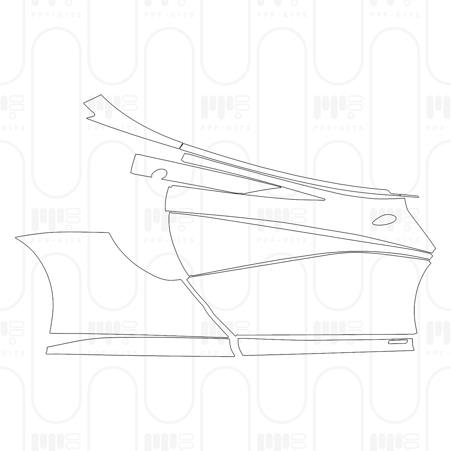 PPF prédécoupé McLaren 620R 2024