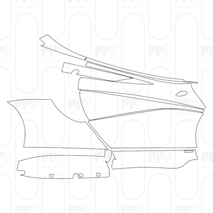 PPF prédécoupé McLaren 620R 2024